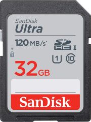 SanDisk Ultra 32GB SDHC UHS-I 120MB/s Hafıza Kartı