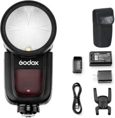 GODOX  V1 S  Sony Uyumlu Flaş Yuvarlak Kafa