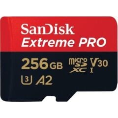 SanDisk Extreme PRO 256GB microSDXC UHS-I A2 U3 V30 Hafıza Kartı