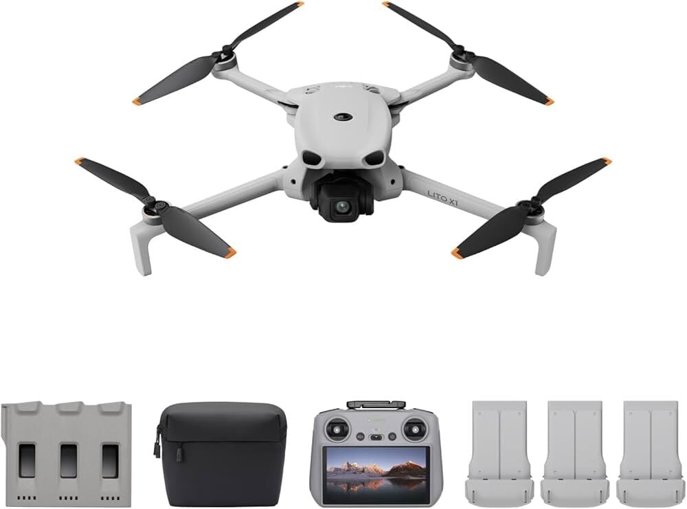 DJI Lito X1 Fly More Combo Plus (DJI RC 2) Drone Seti